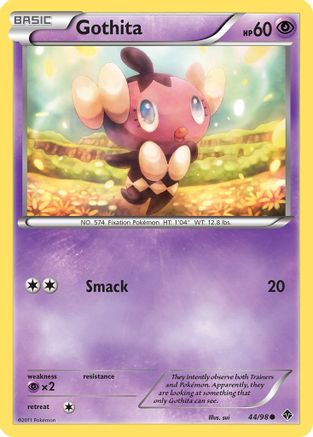 Gothita (44) 044  - Reverse Holofoil Emerging Powers - Common