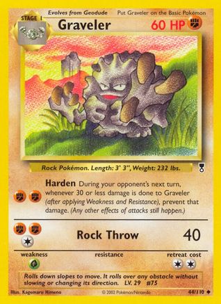 Graveler 044  Legendary Collection - Uncommon