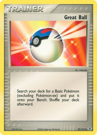 Great Ball 092  FireRed & LeafGreen - Uncommon