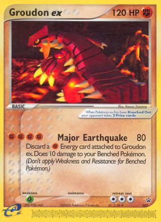 Groudon ex 002  Nintendo Promos - Promo