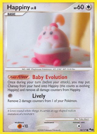 Happiny 014/017  - Holofoil POP Series 8 - Common