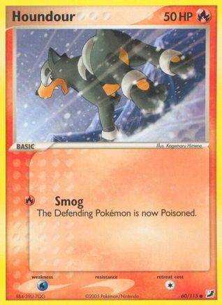 Houndour 060/115  - Reverse Holofoil Unseen Forces - Common