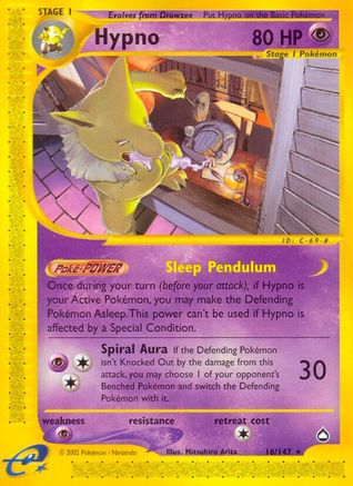 Hypno 016  Aquapolis - Rare