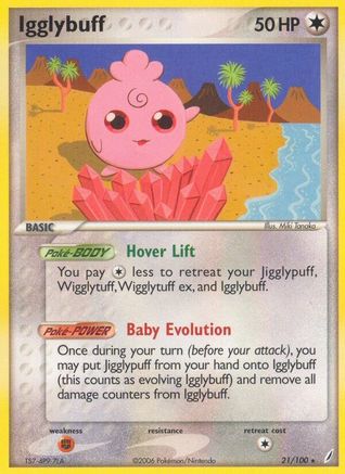 Igglybuff 021/100  Crystal Guardians - Rare