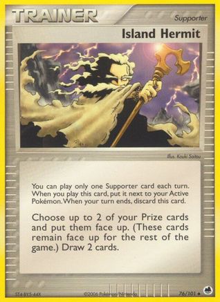 Island Hermit 076  Dragon Frontiers - Uncommon