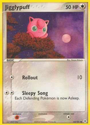 Jigglypuff 063/101  - Reverse Holofoil Hidden Legends - Common