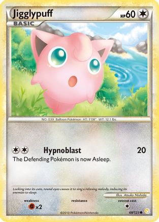 Jigglypuff 068/123  HeartGold SoulSilver - Common
