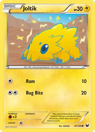 Joltik (41) 041  Dark Explorers - Common