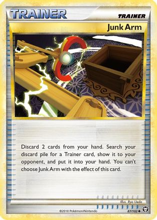 Junk Arm 087/102  - Reverse Holofoil Triumphant - Uncommon