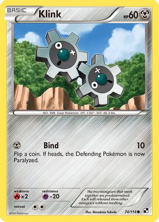 Klink 074  - Reverse Holofoil Black and White - Common