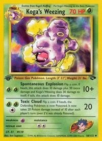 Koga's Weezing (050/132) [Gym Challenge]