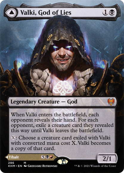 Valki, God of Lies (Borderless) (KHM-286) - Kaldheim