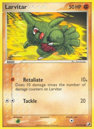 Larvitar 061/115  Unseen Forces - Common