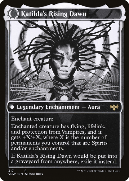 Katilda, Dawnhart Martyr (Showcase) (VOW-317) - Innistrad: Crimson Vow: (Showcase, Double Faced Transform)
