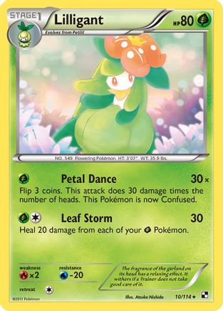 Lilligant 010/114  Black and White - Rare