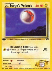 Lt. Surge's Voltorb (086/132) [Gym Challenge]