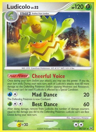 Ludicolo 034/127  Platinum - Rare