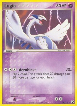 Lugia 029  Unseen Forces - Rare