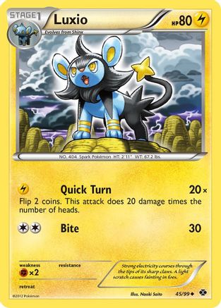 Luxio (45) 045  Next Destinies - Uncommon