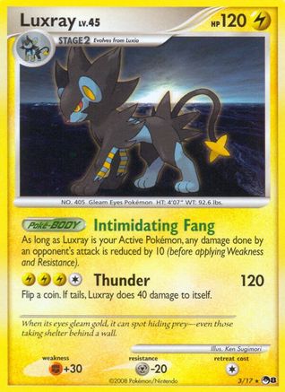 Luxray 003  - Holofoil POP Series 8 - Rare