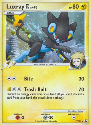 Luxray GL 009  - Holofoil Rising Rivals - Holo Rare