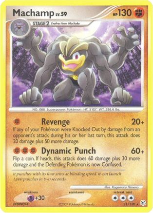 Machamp 031  Diamond and Pearl - Rare
