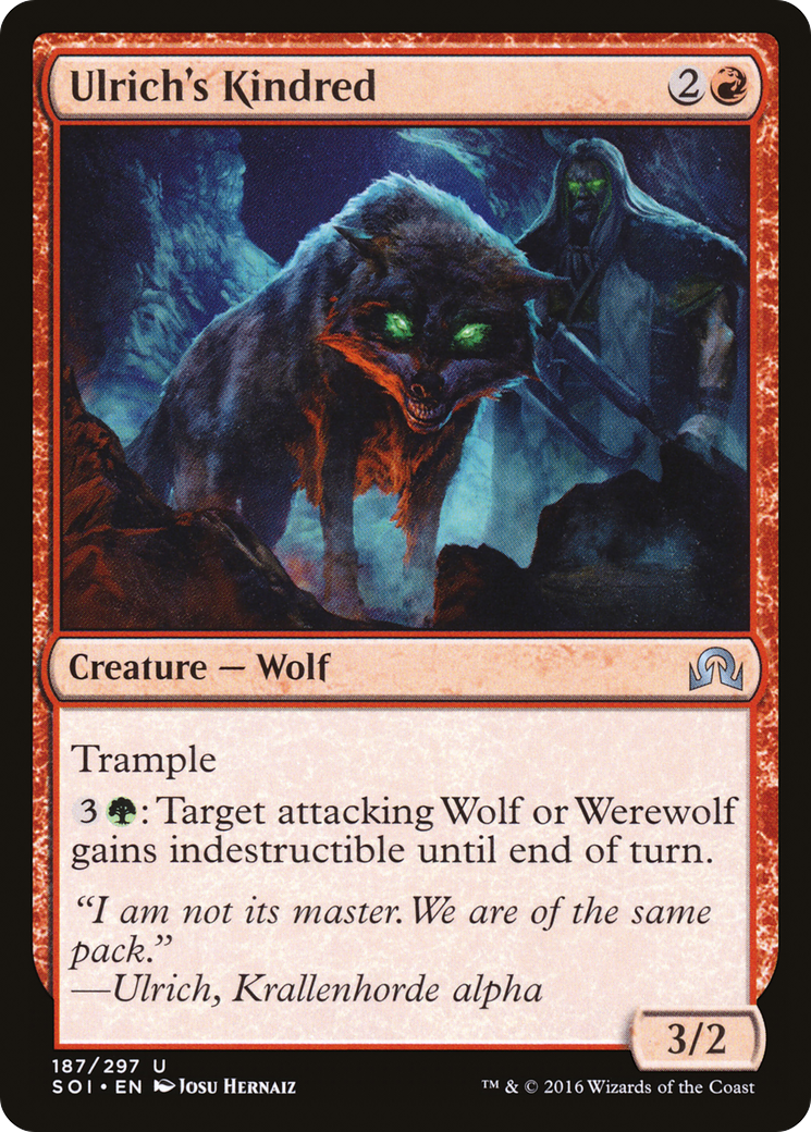 Ulrich's Kindred (SOI-187) - Shadows over Innistrad Foil