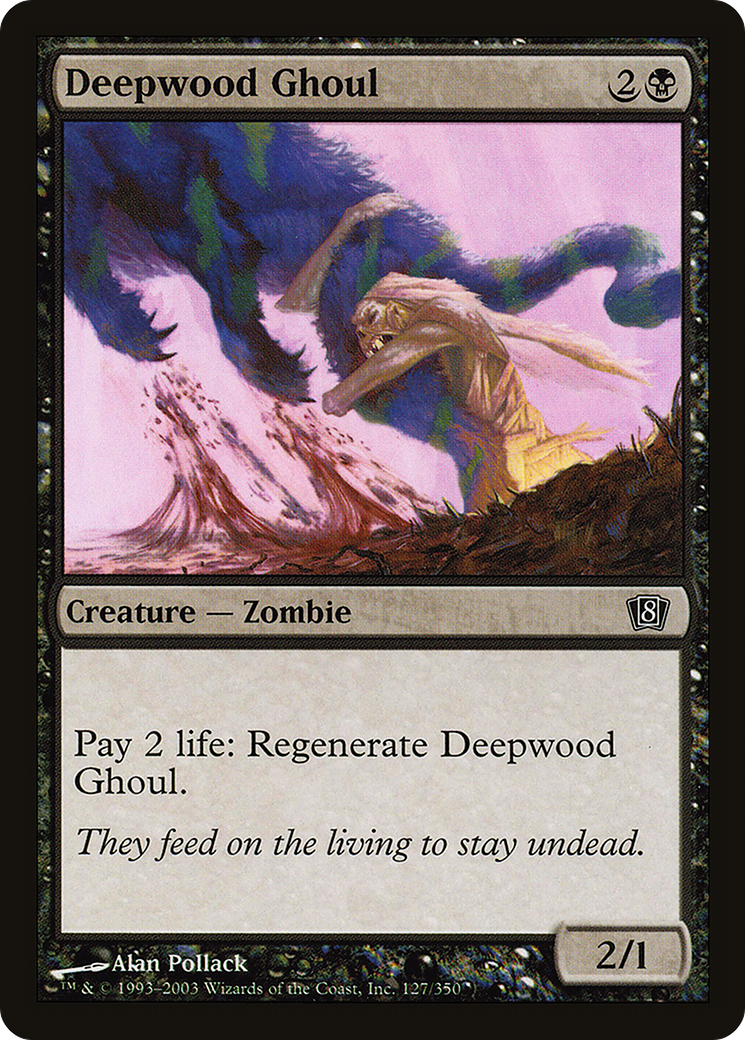 Deepwood Ghoul (8ED-127★) - 8th Edition Foil