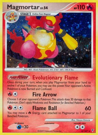 Magmortar 006  - Reverse Holofoil Supreme Victors - Holo Rare