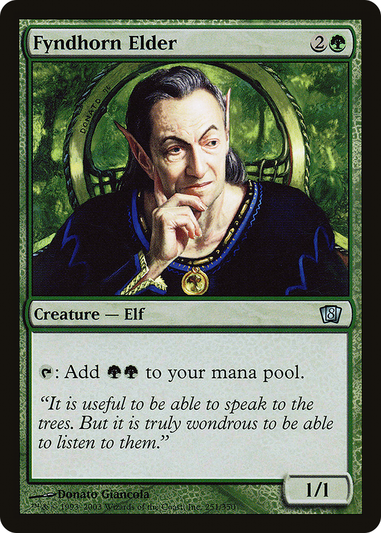 Fyndhorn Elder (8ED-251★) - 8th Edition