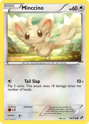 Minccino 088/114  Black and White - Common