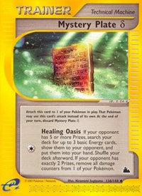 Mystery Plate Delta (136/144) [Skyridge]