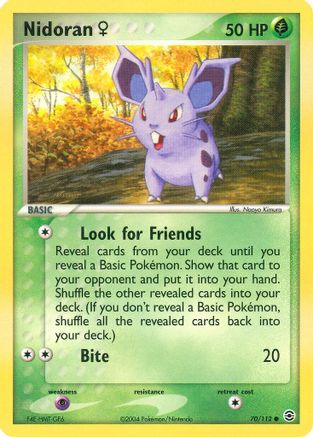 Nidoran F 070/112  FireRed & LeafGreen - Common