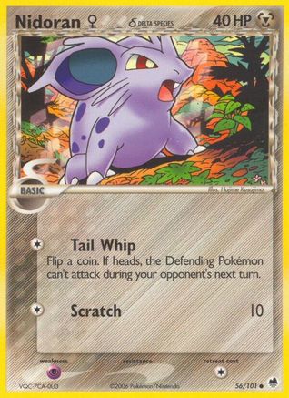 Nidoran F (Delta Species) 056/101  Dragon Frontiers - Common