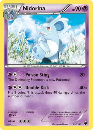 Nidorina 041/116  Plasma Freeze - Uncommon