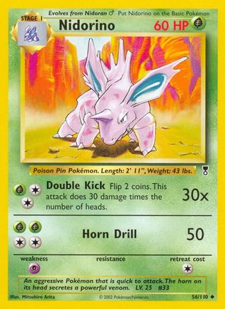 Nidorino 056  Legendary Collection - Uncommon