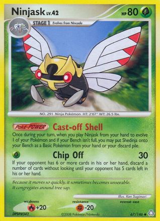 Ninjask 067  Legends Awakened - Uncommon