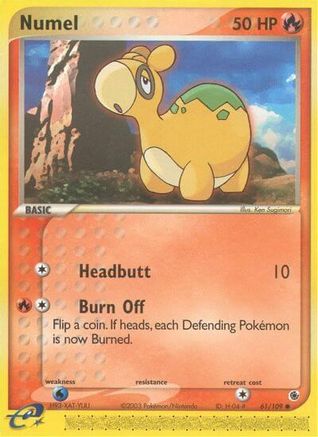 Numel 061/109  - Reverse Holofoil Ruby and Sapphire - Common