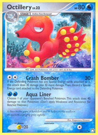 Octillery 057  - Reverse Holofoil Mysterious Treasures - Uncommon