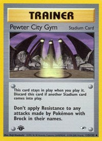 Pewter City Gym (115/132) [Gym Heroes]