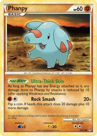 Phanpy 066/95  - Reverse Holofoil Call of Legends - Common