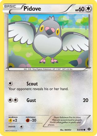 Pidove 083  - Reverse Holofoil Next Destinies - Common