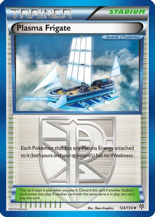 Plasma Frigate (Team Plasma) 124  - Reverse Holofoil Plasma Storm - Uncommon