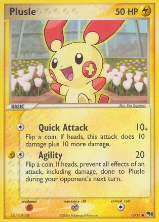 Plusle 013/017  POP Series 1 - Common