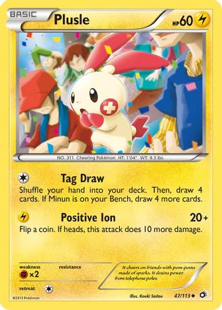 Plusle 047/113  Legendary Treasures - Uncommon