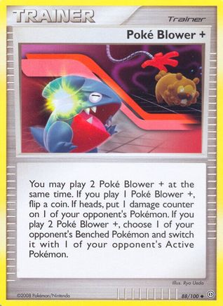 Poke Blower + 088/100  Stormfront - Uncommon