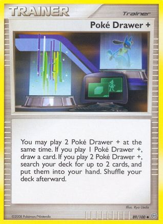 Poke Drawer + 089/100  - Reverse Holofoil Stormfront - Uncommon