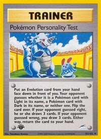 Pokemon Personality Test (102/105) [Neo Destiny]