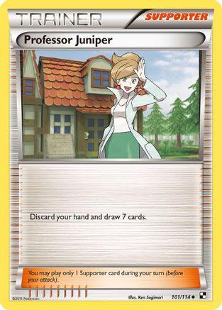 Professor Juniper 101/114  Black and White - Uncommon