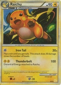 Raichu (#30 Holo) (30/30) [HGSS Trainer Kit: Gyarados & Raichu]
